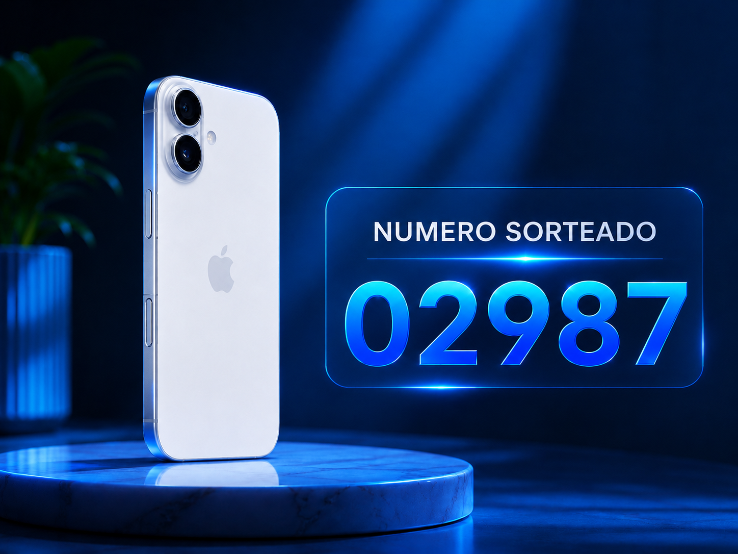 Número sorteado: 02987